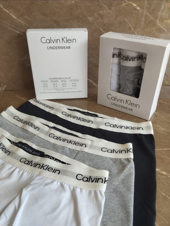 Kit 10 Cueca Boxer Calvin Klein - FRETE GRÁTIS